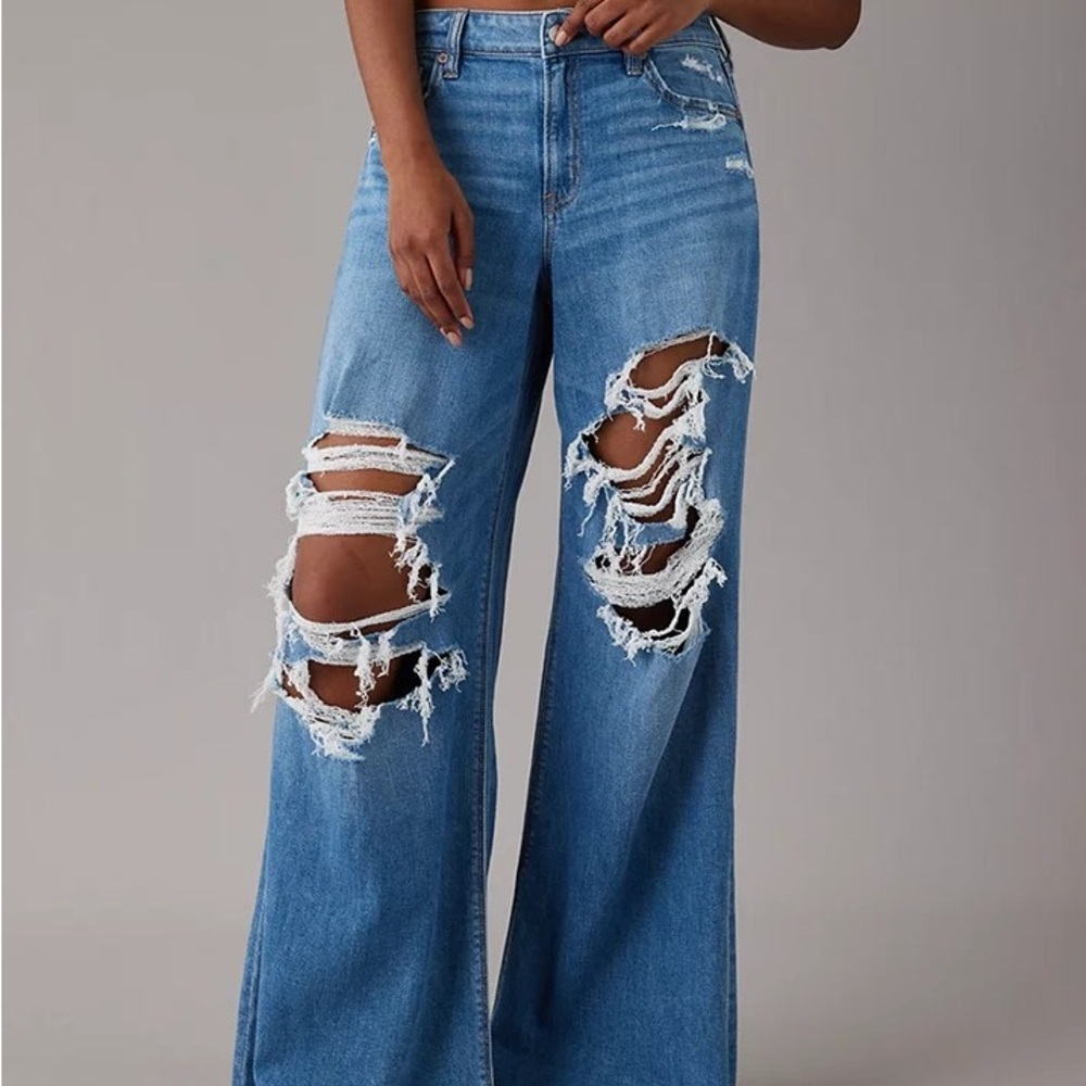 American eagle dreamy drape jeans